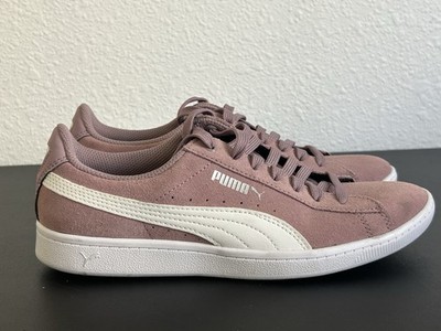 PUMA Size 7.5 Vikky Suede Sneakers DUSTY LAVENDER SOFT FOAM LOW TOP