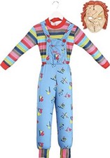Halloween Chucky Costume And Mask Size Medium/Large
