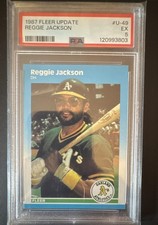1987 Fleer Update - Reggie Jackson #U-49