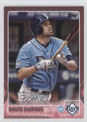 2015 Topps Pink 17/50 David DeJesus #16 0x5