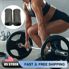 Ergonomic Rotating Barbell Grips Angled Design for Joint-Friendly Lifting