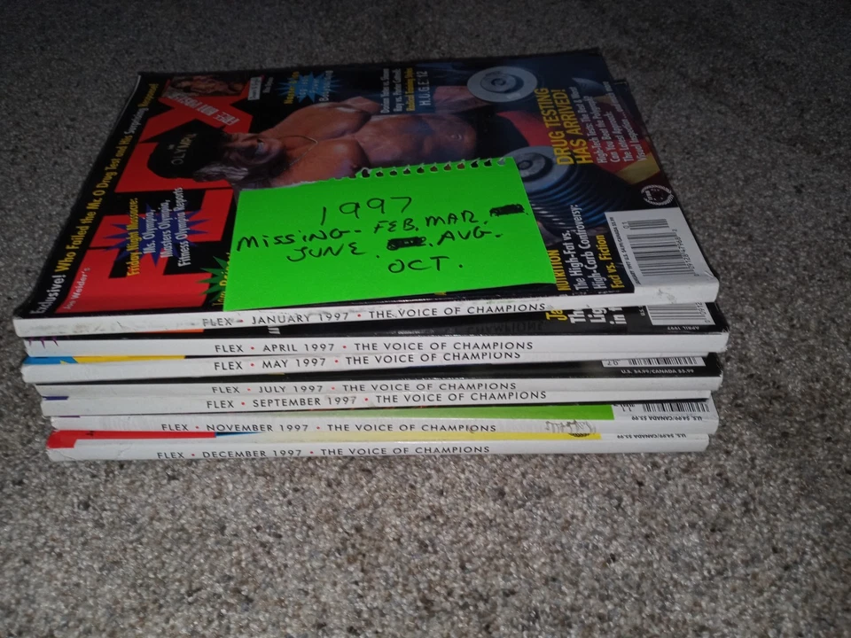 (7) 1997 FLEX muscle/fitness magazines - Image 3 of 3