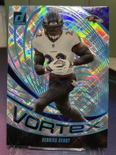 2024 Donruss Lamar Jackson Vortex 014/100 Cosmic Baltimore Ravens