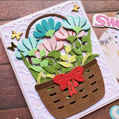 Basket Metal Cutting Dies Stencil Embossing Scrapbooking Card Album Paper Crafts