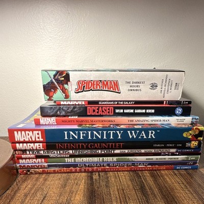Marvel Spider-Man & Hulk Graphic Novel Mixed Lot Color English