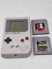 Consola Nintendo Gameboy Dmg-01 De Colección Con 2 Juegos TMNT Hunt For Red October