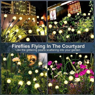 Solar Gartenleuchten Firefly Lichter LED Außenbereich Wegedekoration