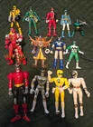 Power Rangers Action Figure Lot Mighty Morphin Mystic Force Blue Vintage Used