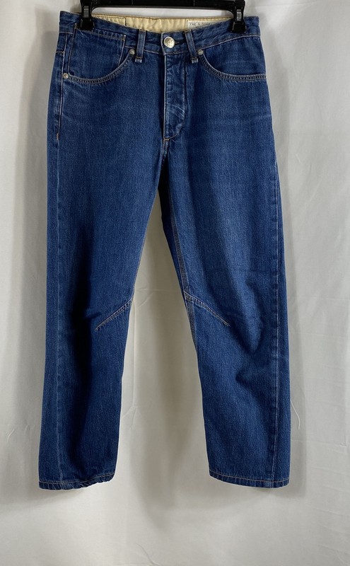 Rag & Bone Women's Maya High-Rise Straight Leg Jeans Blue Côte d'Azur Sz 24