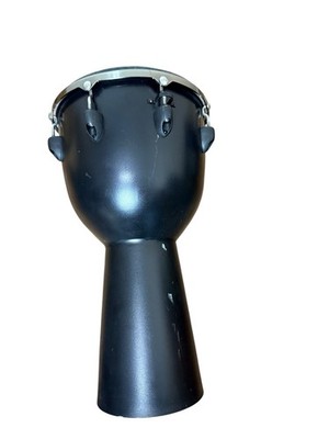 Remo Apex Black Djembe DJ-6012-70 Skyndeep Black Goat Stripe *Needs Drum Head*