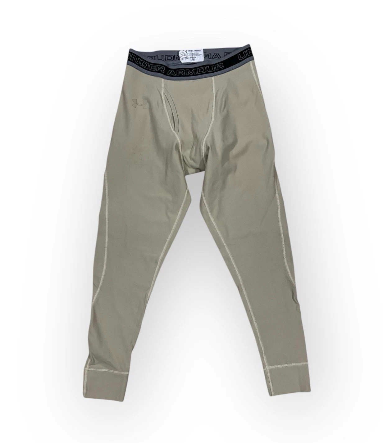 UNDER ARMOUR BASE LAYER PANTS TACTICAL LARGE BEIGE