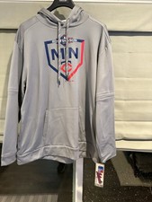 Majestic Minnesota Twins AC Postseason Fleece Hoodie Gray 2XL Long Sleeve