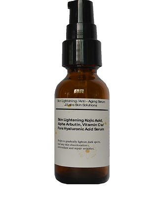 Skin Lightening,Anti-Aging Serum w/ Kojic Acid,Arbutin,Vit. C,Hyaluronic acid