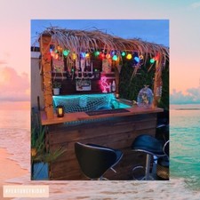 Garden Bar Tiki Bar Man Cave Bar Shed Bar Wooden Bar Patio Bar Best Selling Uk