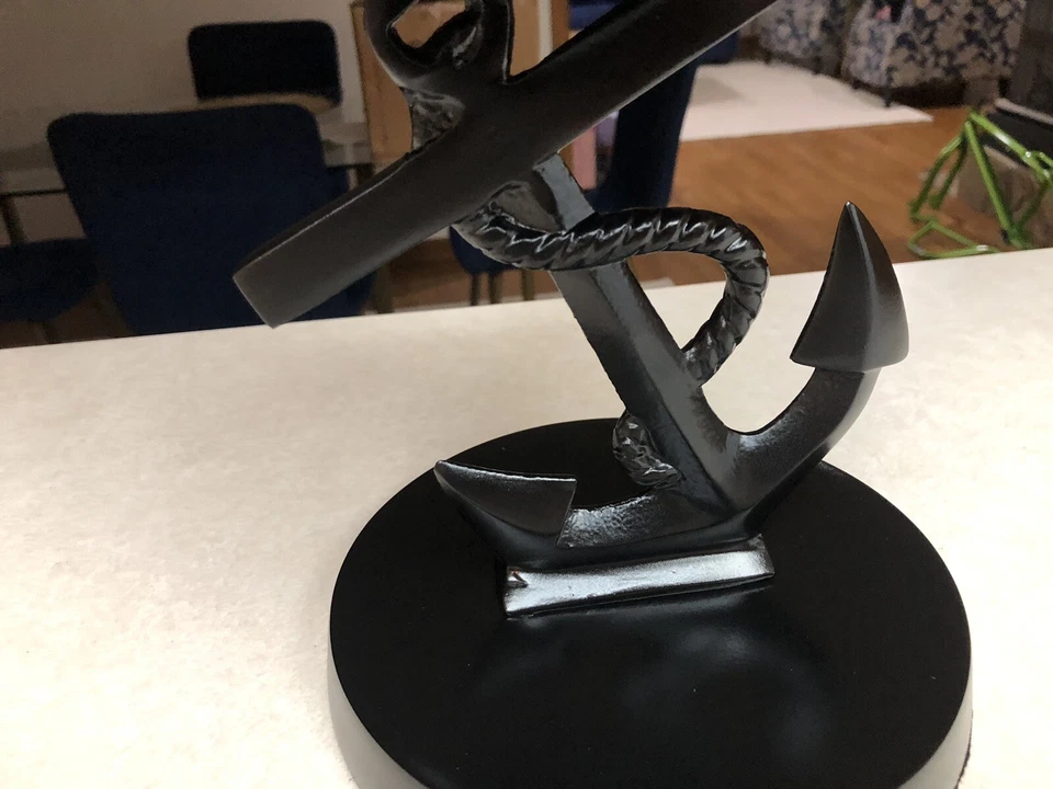 Ancla Náutica TOMMY BAHAMA Candelabro Soporte para Plantas Soporte de Metal Sólido Foto 2 de 4