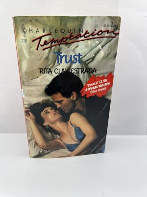 Vintage Romance Novel Trust Paperback Rita Clay Estrada 1988
