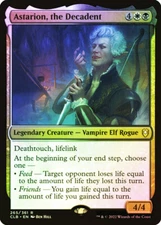 MTG FOIL Astarion, the Decadent  - Commander Legends: Battle for Baldur's Gate
