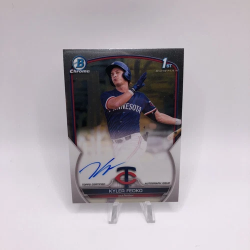 Kyler Fedko 2023 Bowman Chrome 1st Prospect Auto