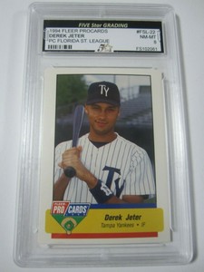 1994 Fleer Procards Fsl 22 Derek Jeter Tampa Yankees Prospect