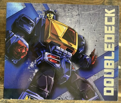 NEW KFC TOYS TRANSFORMERS DOUBLEDECK E.A.V.I. METAL / BLUE BLASTER 2015!!! 