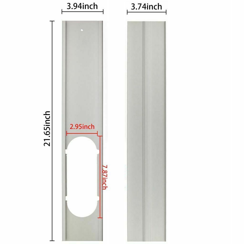 2PCS Adjustable Window Slide Kit Plate + For Portable Air Conditioner