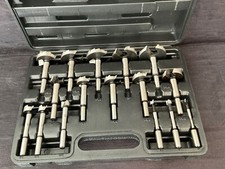 COMOWARE Forstner Bit Set - 16 Pcs Forstner Drill Bits Set for Wood, Auger Op...