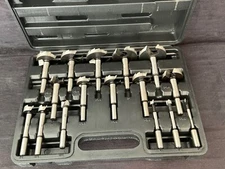 COMOWARE Forstner Bit Set - 16 Pcs Forstner Drill Bits Set for Wood, Auger Op...