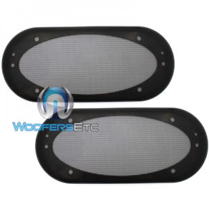 UNIVERSAL 6.5/" SPEAKER COAXIAL COMPONENT PROTECTIVE GRILLS COVERS NEW PAIR 2