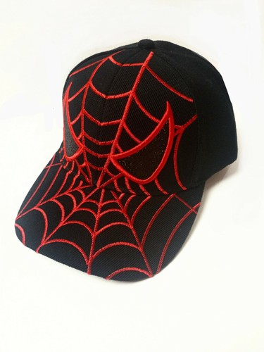 Spiderman Black and Red Adjustable Cap 