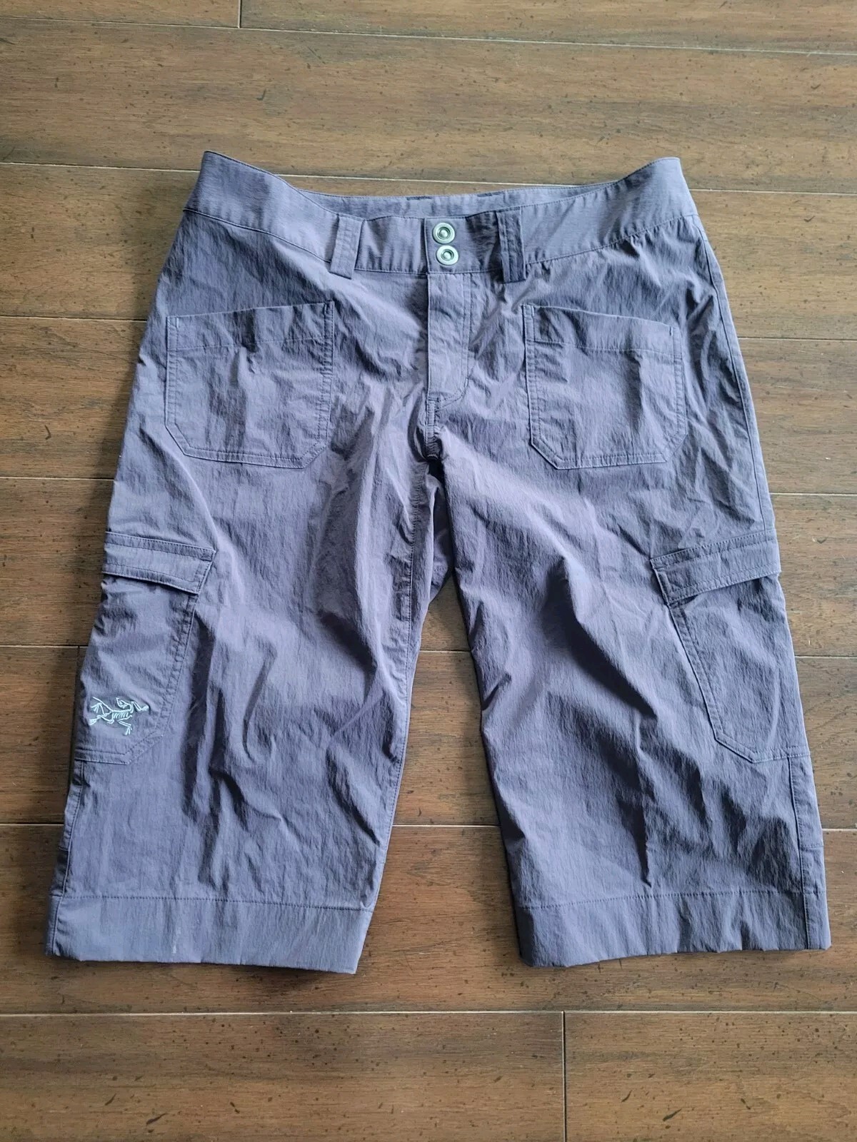 Pantaloni da trekking da donna Arc'teryx tagliati all'aperto viola taglia 6