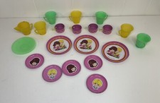 Vintage Miscellaneous Made In Hong Kong Kids Metal/Plastic Tea Set Pieces