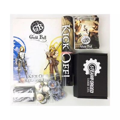 Guild Ball Kick Off! Launch Pack Tournament Event Kit Steamforged Games New