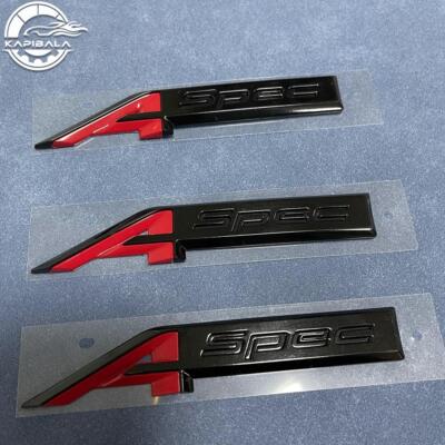 3pcs For Acura A-Spec Aspec Fender Rear Badge Sport Emblem Stickers ...
