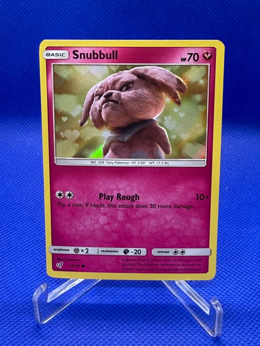 Snubbull 2019 Detective Pikachu Set 15 / 18 Holo Holographic Foil