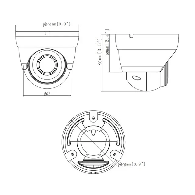 GeoVision UA-CR510F2 5 Megapixel Outdoor Surveillance Camera 1944p, 2.8mm IP66 - Image 2 of 2