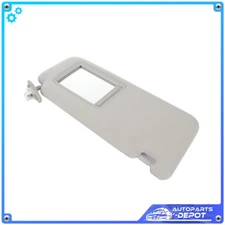Passenger Right SUN VISOR For 09-16 TOYOTA VENZA Sunshade W/ SUNROOF Light GRAY