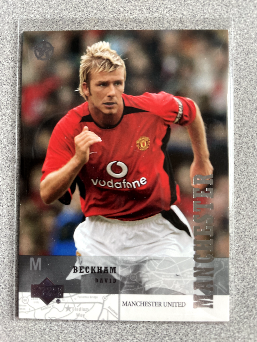【限定SALE，豊富な】 送料無料　David Beckham（デビッド・ベッカム）【2002 Upper Deck Manchester United】Red #/500 パラレル　大谷　サッカー