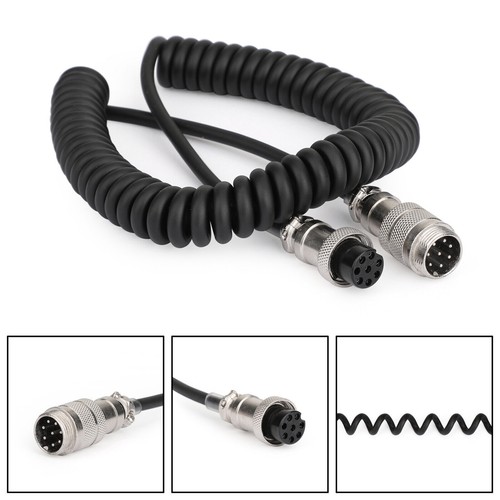 8-Pin Hand Mic Extension Cords Fit for Yaesu FT847 920 950 FT2000/1000 MH-31B8 L - Picture 13 of 14
