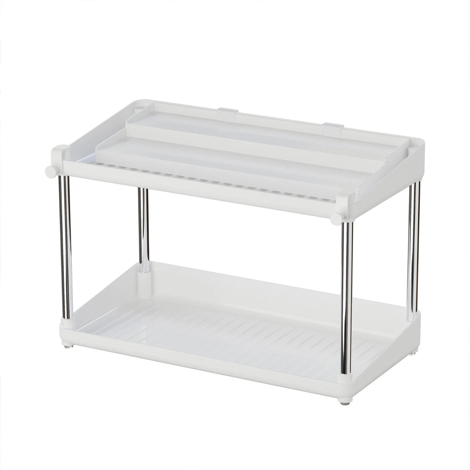 2 Tier Shelf Spice Rack Organizer assort with adjustable tray Spice Rack all use
Opens in a new wind