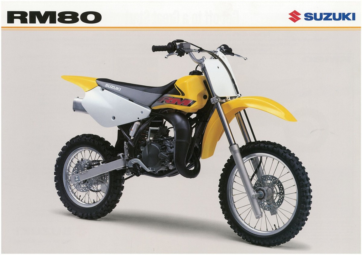 SUZUKI Brochure RM80 2000 Minibike MX Sales Catalog REPRO | eBay