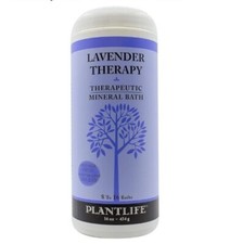 2x Lavender Therapy Relaxing Calm Mineral Bath Salt Plantlife Natural Celtic Sea