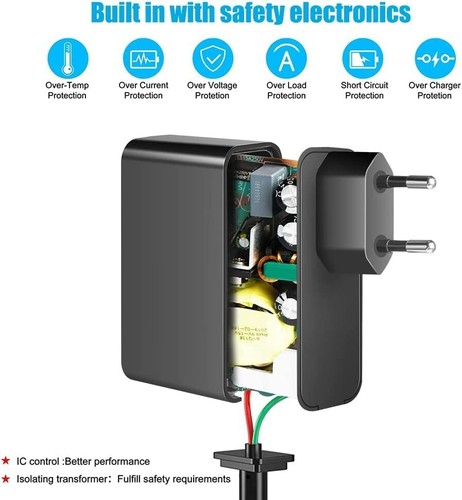 KFD Netzteil 12V 2A Ladegerät Ladekabel Für Medion Akoya E3222 E3223, Trekstor - Bild 3 von 9