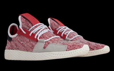 Size 9.5 - adidas Pharrell x Tennis Hu V2 Scarlet