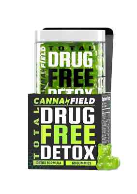 Canna Field Total Drug Free Daily Detox Formula Body Cleanse (60 Ct) EXP 6/26