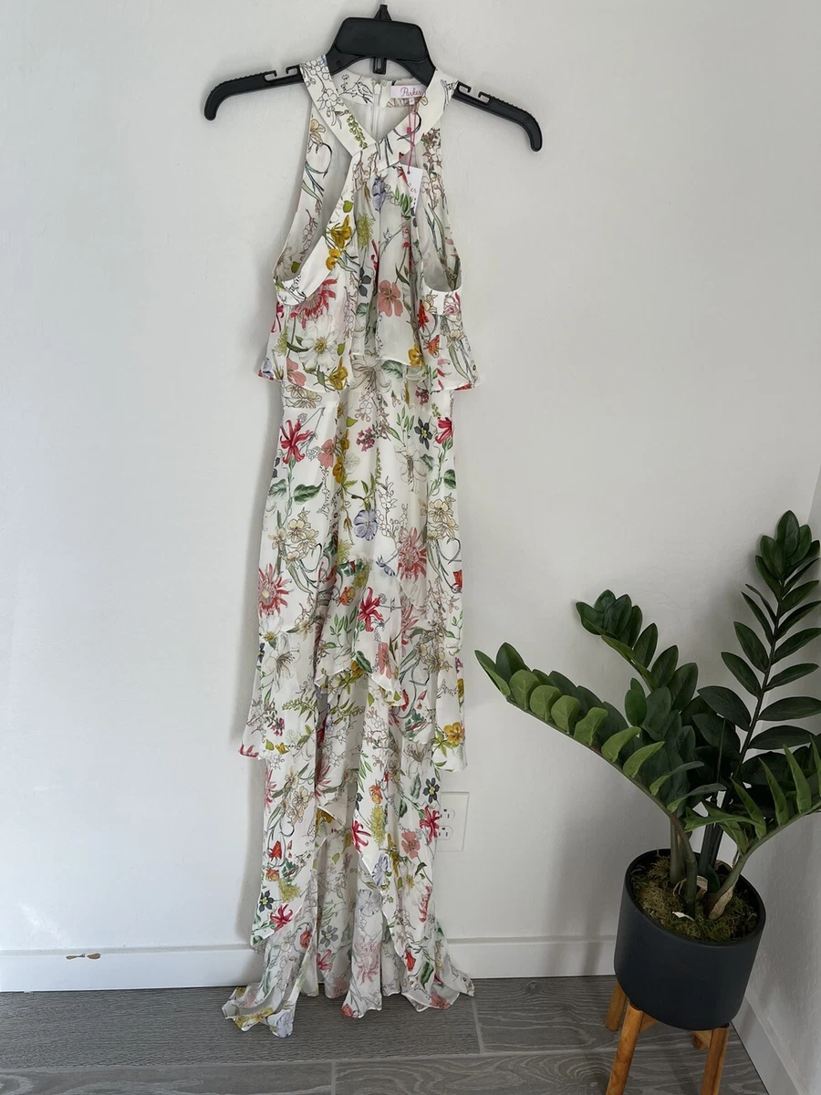 Parker floral maxi best sale dress