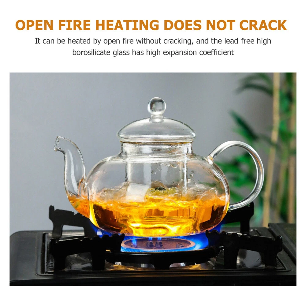 Household Glass Teapot with Infuser Scented Tea Pot Stovetop Glass