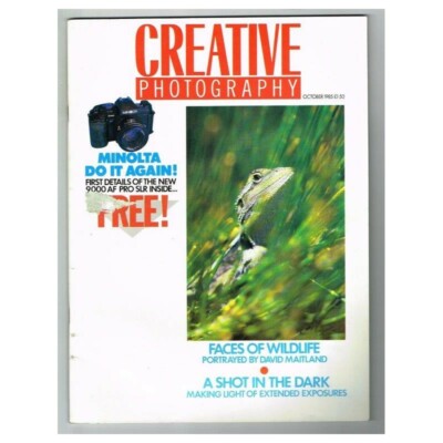 Creative Photography Magazine October 1985 mbox211 Faces of Wildlife