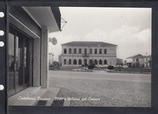 Cartolina Castelnovo Bariano Poste e Palazzo del Comune EF25