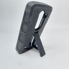 LG Leon C40 - Funda para teléfono - Negra lisa - Cubierta rígida y cubierta antideslizante