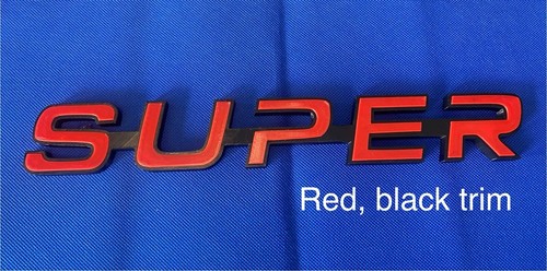 Scania Super 2.0 Dual Colour Grille grill Badge Logo Emblem V8 lorry truck - Picture 16 of 17